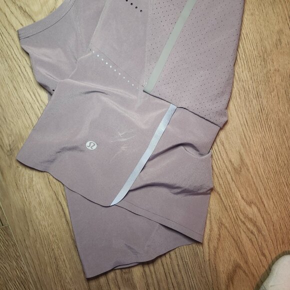 Lululemon Waist-Length Racerback Tank – Purple, Size 6 (BNWOT) - Picture 2 of 3